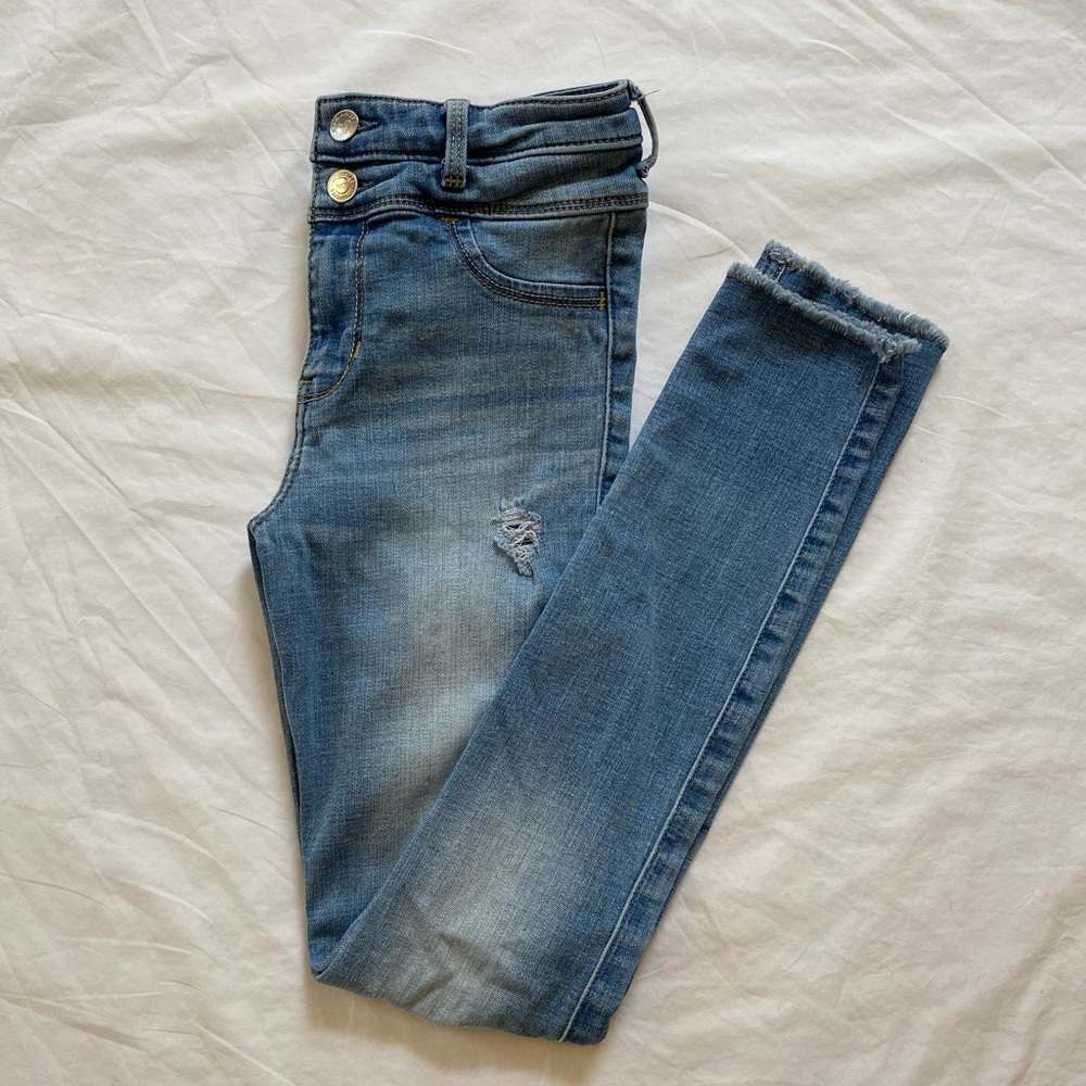 Distressed Hollister High-Rise Jean Leggings